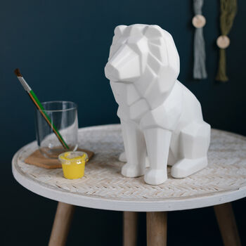 Paint Your Own Ceramic Faceted Animal Ornament Kit, 5 of 12