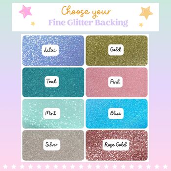 Liberty Fabric Glitter Star Badge, 2 of 6