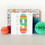 Sparkly 9th Birthday Card, thumbnail 3 of 5