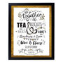 Personalised We Go Together Like Framed Print, thumbnail 2 of 4