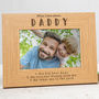 Personalised Daddy Photo Frame From Son / Daughter, thumbnail 2 of 3