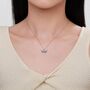 Oxidised Sterling Silver Highland Cow Pendant Necklace, thumbnail 4 of 12