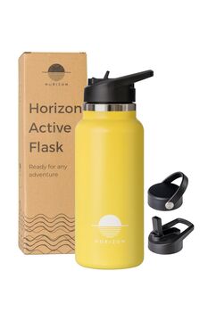 Thermos Water Bottle 1 L 32oz Coffee Flask Hot And Cold, 2 of 12