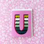 Mini U Alphabet Card, thumbnail 4 of 5