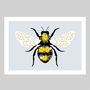 Floral Bee A4 Print, thumbnail 3 of 5