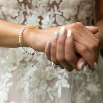 Pearl And Silver Link Bracelet, 2 of 4