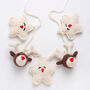 Reindeer And Christmas Star Garland Crochet Kit, thumbnail 2 of 10