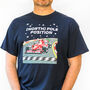 Funny Formula One Men's Christmas T Shirt, thumbnail 1 of 4