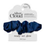 Silver Cloud Santorini Satin+ Headband And Oversized Scrunchie Navy, thumbnail 7 of 7