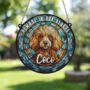 Poodle Red Memorial Suncatcher, thumbnail 3 of 6