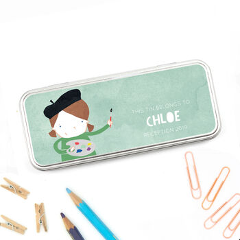 Personalised Character Pencil Tin, 2 of 9