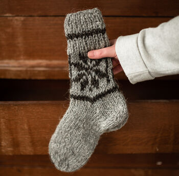 Lucky Dip Handmade Warm Wool Socks, 5 of 5