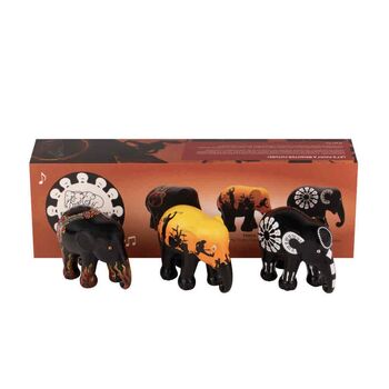 Magic Of Music Elephant Gift Set Three X 7cm Elephants, 2 of 3