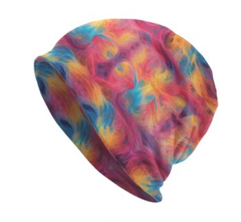 Soft Chemo Headwear Beanie Hat Bandana Bright Mystic Colours, 4 of 5