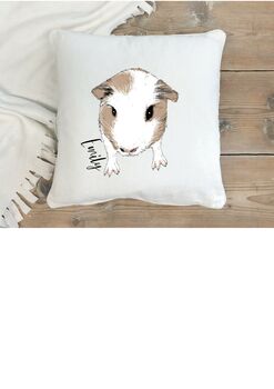 Personalised Guinea Pig Cushion, 2 of 6