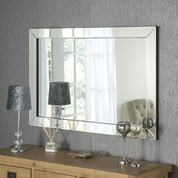 Glass, Mdf Wall Mirror, 3 of 5