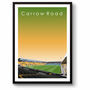 Norwich City 'Carrow Road' Stadium Art Print Poster A3, thumbnail 1 of 4