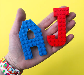 Bright Lego Compatible Personalised Letters, 8 of 9