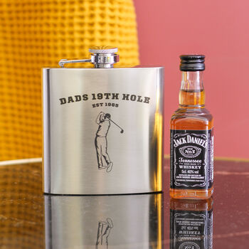 Personalised 19th Hole Whiskey Gift Tin For Him, 6 of 6