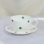 Floral Fine Bone China Breakfast Cup And Saucer, thumbnail 3 of 5