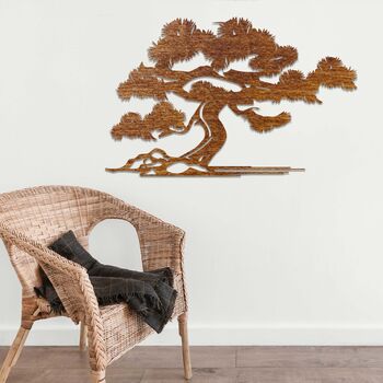 Wooden Oak Tree Art Natural Elegance For Home Interiors, 5 of 12