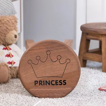 Personalised Car Design Wooden Stool For Children, 5 of 6