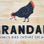 Personalised Chicken Egg Board, Early Bird, thumbnail 4 of 4