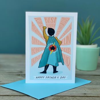Super Hero Fathers Day Card, 3 of 4