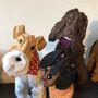 Handmade Custom Made Tiny Felt Dogs, thumbnail 5 of 12