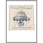 Personalised 40th Birthday Cupcake Card For Him, thumbnail 2 of 8