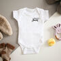 Personalised Short Sleeve Baby Name Bodysuit, thumbnail 10 of 12