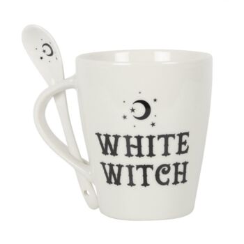 White Witch Mug And Spoon Set, 2 of 6