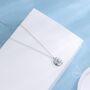 Aqua Green Opal Moon And Star Pendant Necklace, thumbnail 3 of 11