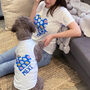 Dog Pattern Matching Heart T Shirts, thumbnail 2 of 2