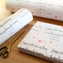 Personalised Favourite Human Wrapping Paper, thumbnail 4 of 4
