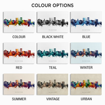 Maidstone Skyline Cityscape Art Print, 3 of 12