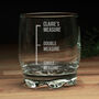 Personalised Measures Whisky Glass, thumbnail 2 of 3