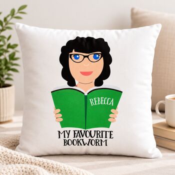 Personalised Cushion Gift For Book Lovers, 2 of 11