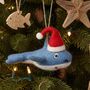 Santa Jaws Fair Trade Handmade Christmas Felt, thumbnail 1 of 6