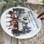 Grandparents Stag Christmas Decoration Personalised, thumbnail 2 of 3