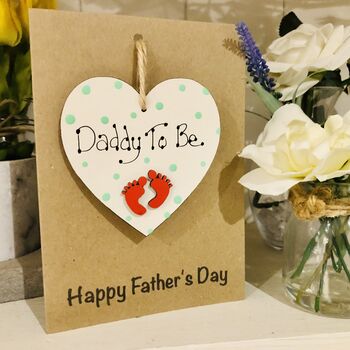 Personalised Daddy To Be Father's Day Card, 2 of 2