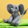 Baby Elephant Needle Felting Kit, thumbnail 3 of 7
