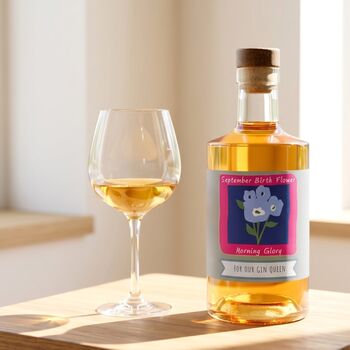 Personalised Birth Flower Gin, 7 of 7