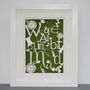 We Are All Mad Paper Cut Wall Art, thumbnail 6 of 10