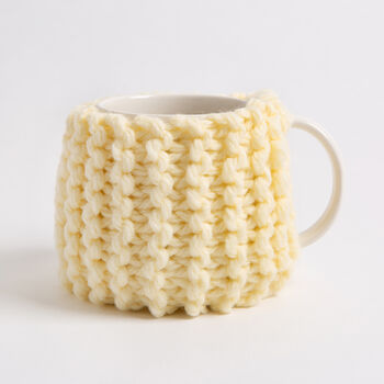 Beginner Cup Cosy Knitting Kit, 2 of 8