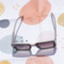 Grey Front Lens Rectangle Y2k Style Sunglasses, thumbnail 7 of 7