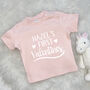 My First Valentines Day Personalised Baby Outfit, thumbnail 8 of 11