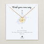 Find Your Way Compass Keepsake Necklace, thumbnail 3 of 9
