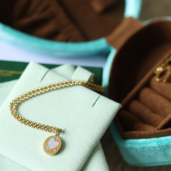 Personalised 'Wings Of Love' Enamel Necklace, 3 of 9