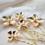 Floral Wedding Hair Pin Set, thumbnail 1 of 8